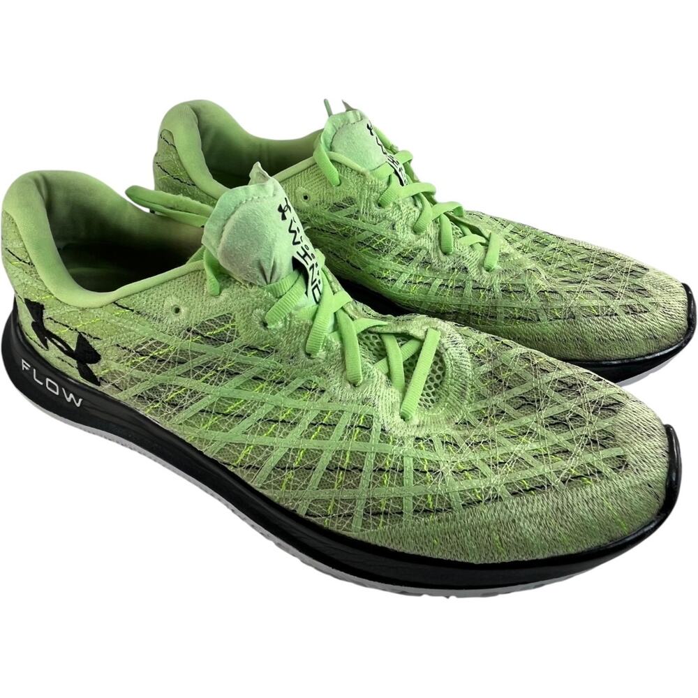 Under Armour Flow Velociti Wind Men Size 13 Summer Lime Green Running Shoes